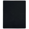 Hoeslakens 2 st jersey 160x200 cm katoen zwart